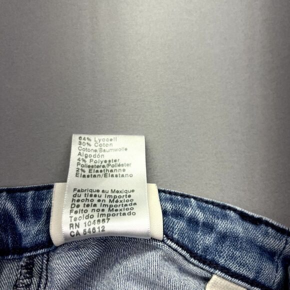 Anthropologie AG Retro Stevie Slim Straight Jeans Size‎ 26R Mid Rise Light Wash - Picture 11 of 16